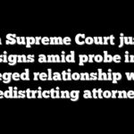 Utah Supreme Court justice resigns amid probe into alleged relationship with redistricting attorney