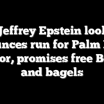 Viral Jeffrey Epstein lookalike announces run for Palm Beach mayor, promises free Botox and bagels