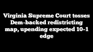 Virginia Supreme Court tosses Dem-backed redistricting map, upending expected 10–1 edge