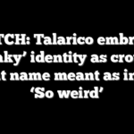 WATCH: Talarico embraces ‘freaky’ identity as crowds chant name meant as insult: ‘So weird’