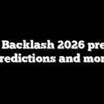 WWE Backlash 2026 preview, predictions and more