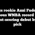 Wings rookie Azzi Fudd sets dubious WNBA record with lowest-scoring debut by top pick