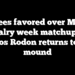 Yankees favored over Mets in rivalry week matchup as Carlos Rodon returns to the mound