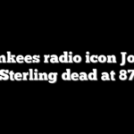 Yankees radio icon John Sterling dead at 87