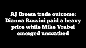 AJ Brown trade outcome: Dianna Russini paid a heavy price while Mike Vrabel emerged unscathed