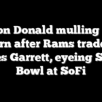 Aaron Donald mulling NFL return after Rams trade for Myles Garrett, eyeing Super Bowl at SoFi