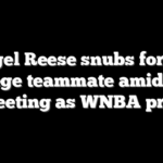Angel Reese snubs former college teammate amid first meeting as WNBA pros