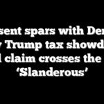 Bessent spars with Dem in fiery Trump tax showdown until claim crosses the line: ‘Slanderous’