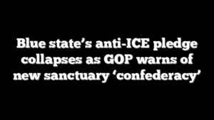 Blue state’s anti-ICE pledge collapses as GOP warns of new sanctuary ‘confederacy’