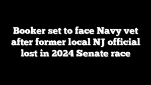 Booker set to face Navy vet after former local NJ official lost in 2024 Senate race