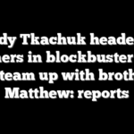 Brady Tkachuk headed to Panthers in blockbuster trade to team up with brother Matthew: reports