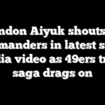 Brandon Aiyuk shouts out Commanders in latest social media video as 49ers trade saga drags on