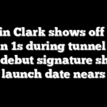 Caitlin Clark shows off Nike Caitlin 1s during tunnel walk as debut signature shoe launch date nears