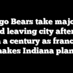 Chicago Bears take major step toward leaving city after more than a century as franchise makes Indiana plans