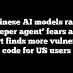 Chinese AI models raise ‘sleeper agent’ fears after report finds more vulnerable code for US users