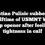 Christian Pulisic subbed out at halftime of USMNT World Cup opener after feeling tightness in calf