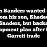 Deion Sanders wanted more from his son, Shedeur Sanders, but backs development plan after Myles Garrett trade