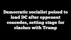Democratic socialist poised to lead DC after opponent concedes, setting stage for clashes with Trump