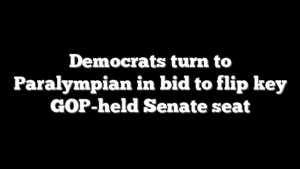 Democrats turn to Paralympian in bid to flip key GOP-held Senate seat