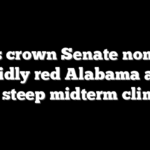 Dems crown Senate nominee in solidly red Alabama ahead of steep midterm climb