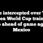Drone intercepted over Team Korea World Cup training camp ahead of game against Mexico