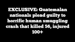 EXCLUSIVE: Guatemalan nationals plead guilty to horrific human smuggling crash that killed 56, injured 100+