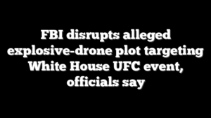 FBI disrupts alleged explosive-drone plot targeting White House UFC event, officials say