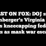 FIRST ON FOX: DOJ sues Spanberger’s Virginia over laws kneecapping federal agents as mask war escalates