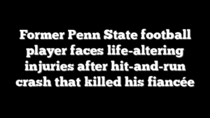 Former Penn State football player faces life-altering injuries after hit-and-run crash that killed his fiancée