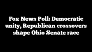 Fox News Poll: Democratic unity, Republican crossovers shape Ohio Senate race
