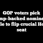 GOP voters pick Trump-backed nominee in battle to flip crucial House seat