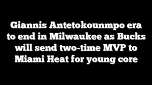 Giannis Antetokounmpo era to end in Milwaukee as Bucks will send two-time MVP to Miami Heat for young core