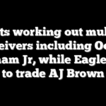 Giants working out multiple receivers including Odell Beckham Jr, while Eagles look to trade AJ Brown