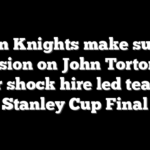 Golden Knights make surprise decision on John Tortorella after shock hire led team to Stanley Cup Final