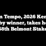 Golden Tempo, 2026 Kentucky Derby winner, takes home 158th Belmont Stakes