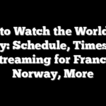 How to Watch the World Cup Today: Schedule, Times, TV, Streaming for France, Norway, More