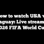How to watch USA vs Paraguay: Live stream the 2026 FIFA World Cup