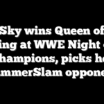 Iyo Sky wins Queen of the Ring at WWE Night of Champions, picks her SummerSlam opponent