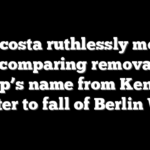 Jim Acosta ruthlessly mocked for comparing removal of Trump’s name from Kennedy Center to fall of Berlin Wall