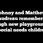 Johnny and Matthew Gaudreau remembered through new playground for special needs children
