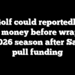 LIV Golf could reportedly run out of money before wrapping up 2026 season after Saudis pull funding