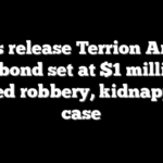 Lions release Terrion Arnold after bond set at $1 million in armed robbery, kidnapping case