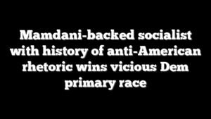Mamdani-backed socialist with history of anti-American rhetoric wins vicious Dem primary race