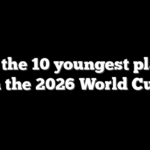 Meet the 10 youngest players in the 2026 World Cup