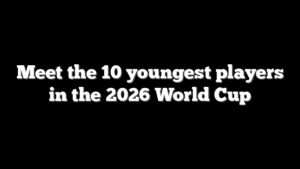 Meet the 10 youngest players in the 2026 World Cup