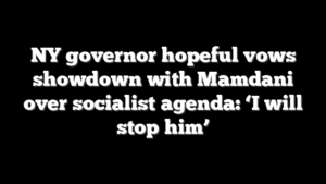 NY governor hopeful vows showdown with Mamdani over socialist agenda: ‘I will stop him’
