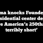 Obama knocks Founders at presidential center debut before America’s 250th: ‘Fell terribly short’