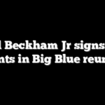 Odell Beckham Jr signs with Giants in Big Blue reunion