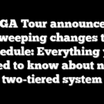 PGA Tour announces sweeping changes to schedule: Everything you need to know about new two-tiered system