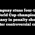 Paraguay stuns four-time World Cup champions Germany in penalty shootout after controversial call